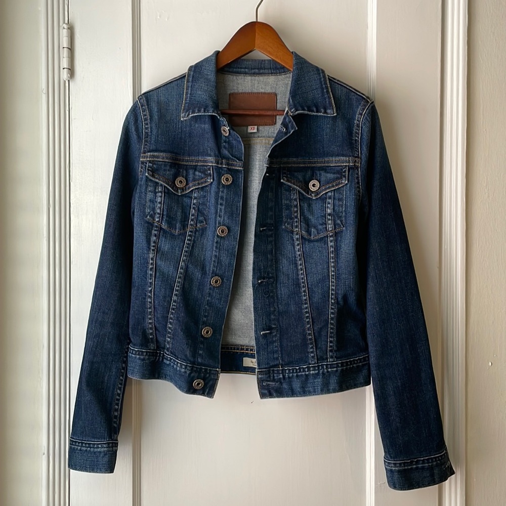 AG Adriano Goldschmied denim jacket in size XS